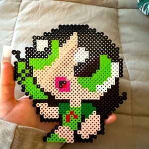 Teenage power puff girl buttercup perler